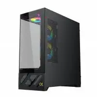 Кутия Xigmatek Alphard Pro, 6 inch LCD Display, 6 ARGB Fans Case E-ATX