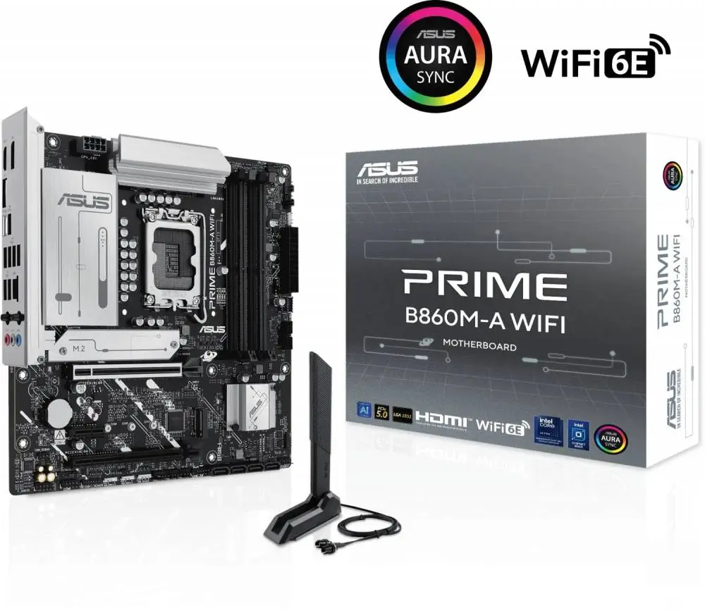Дънна платка ASUS PRIME B860M-A WIFI LGA1851 - 90MB1JY0-M0EAY0