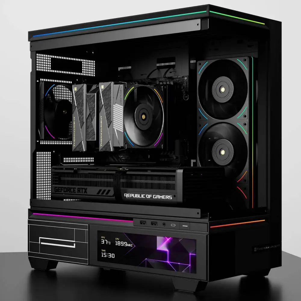 Охладител Thermalright Royal Pretor 130 Ultra Black CPU Cooler
