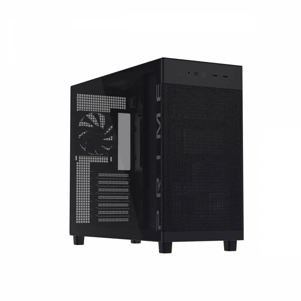 Кутия ASUS PRIME AP303 TG Compact ATX Case Black