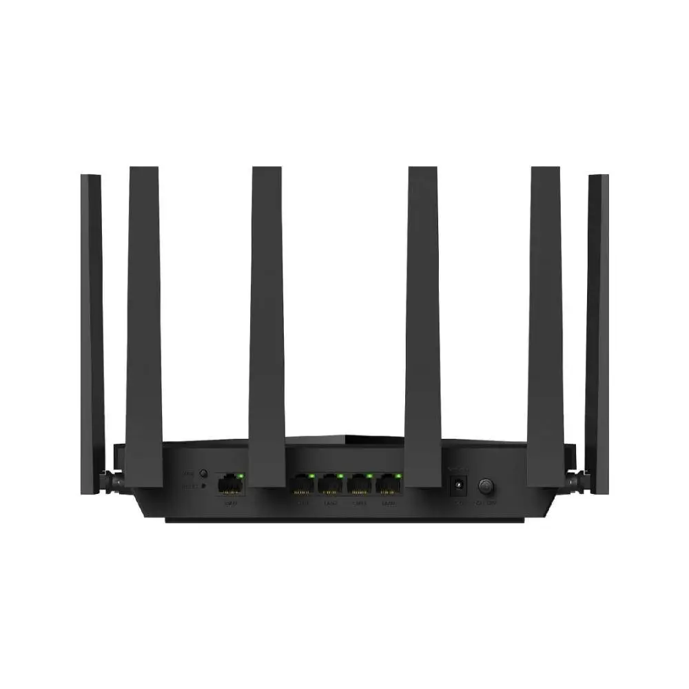 Безжичен рутер Cudy BE6500 2.5Ghz  Gigabit Dual Band Wi-Fi 7, 1x1Gbps WAN порт,4x10/100/1000, 6x5dBi антени, черен