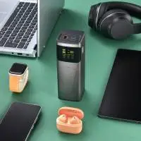 HAMA Външна батерия &bdquo;High Power&ldquo;, 200 W, 24000 mAh, 2x USB-C, USB-A, бързо зареждане
