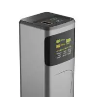 HAMA Външна батерия &bdquo;High Power&ldquo;, 200 W, 24000 mAh, 2x USB-C, USB-A, бързо зареждане