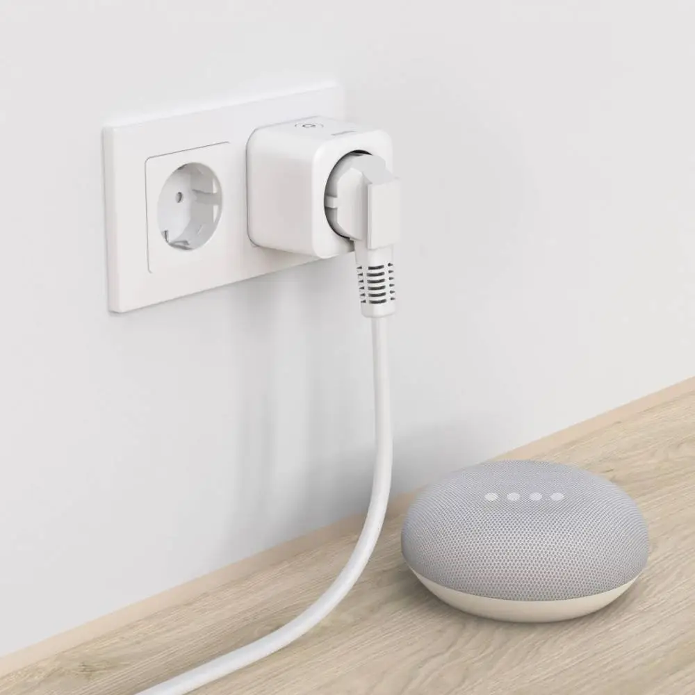 HAMA Смарт мини  WiFi контакт 3680W, 16A с прил. за измерване на ен.консумация