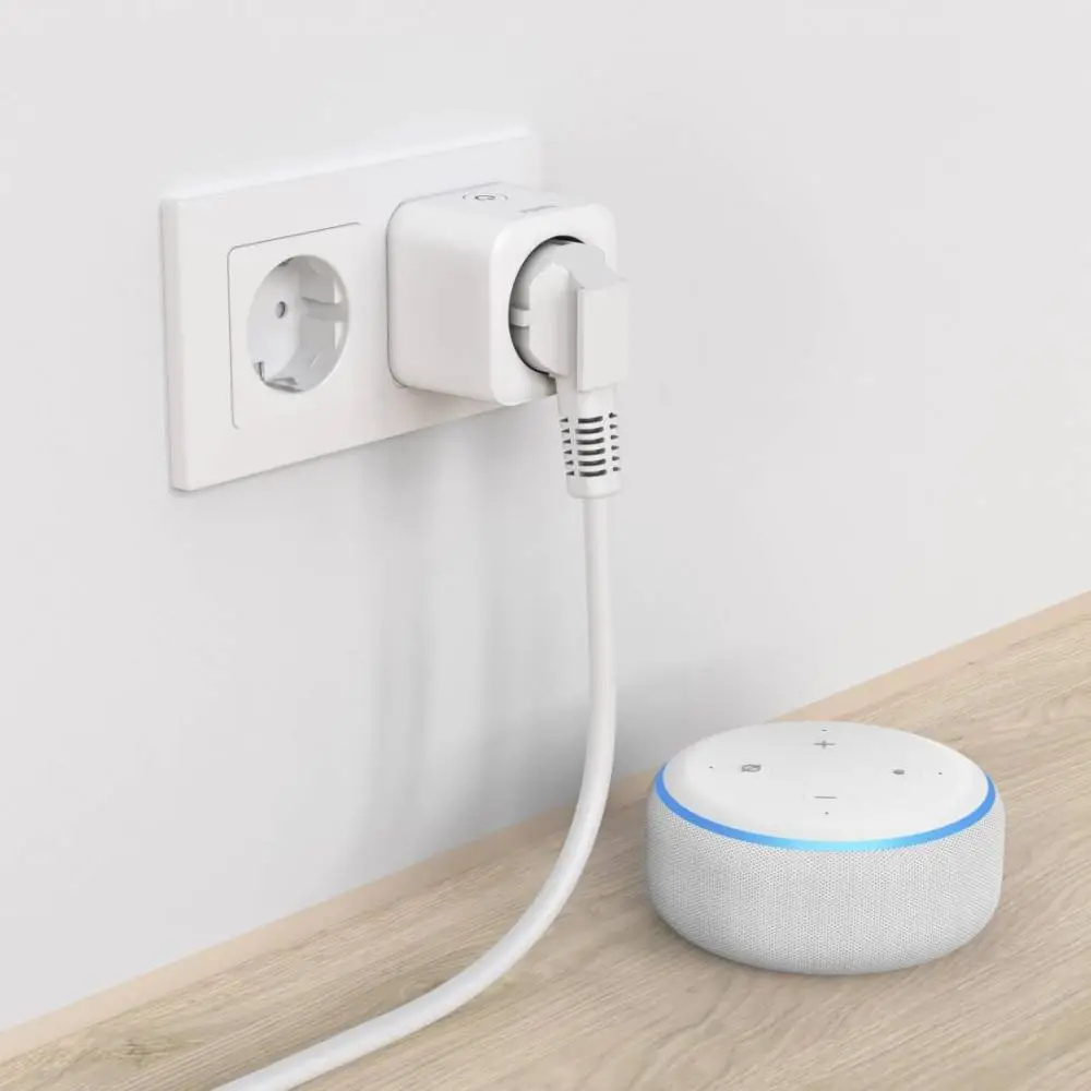HAMA Смарт мини  WiFi контакт 3680W, 16A с прил. за измерване на ен.консумация