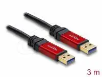 Delock Cable USB 3.2 Type-A male > USB 3.0 Type-A male 3 m metal
