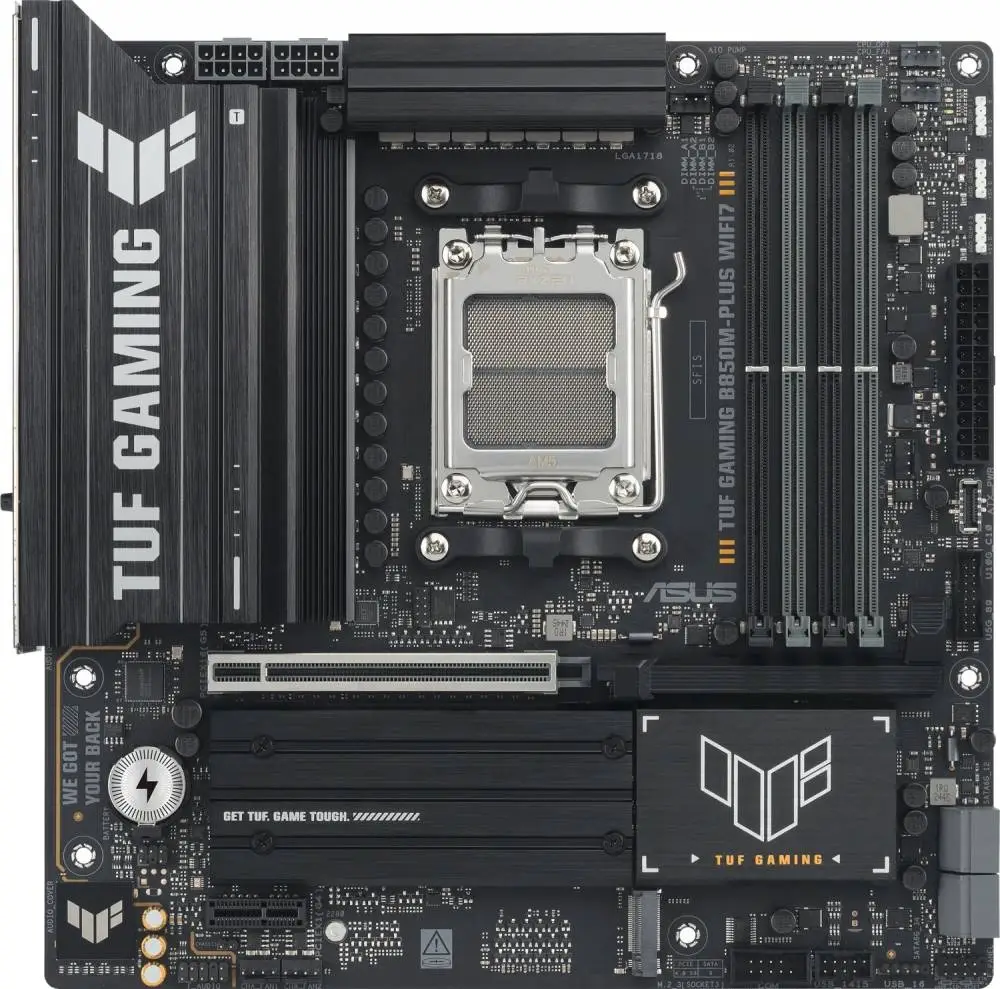 Дънна платка ASUS TUF GAMING B850M-PLUS WIFI7 AM5 - 90MB1MU0-MOEAY0