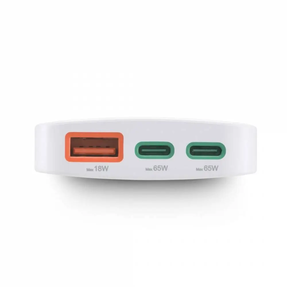 HAMA Бързо мини зарядно, 65W, 2x USB-C, 1x USB-A, PD, плоско, бяло