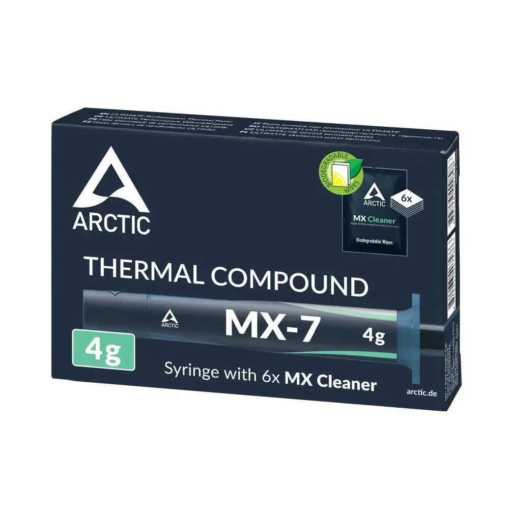 Термо паста Arctic MX-7 Thermal Compound 4gr with 6pcs MX Cleaner - ACTCP00092A