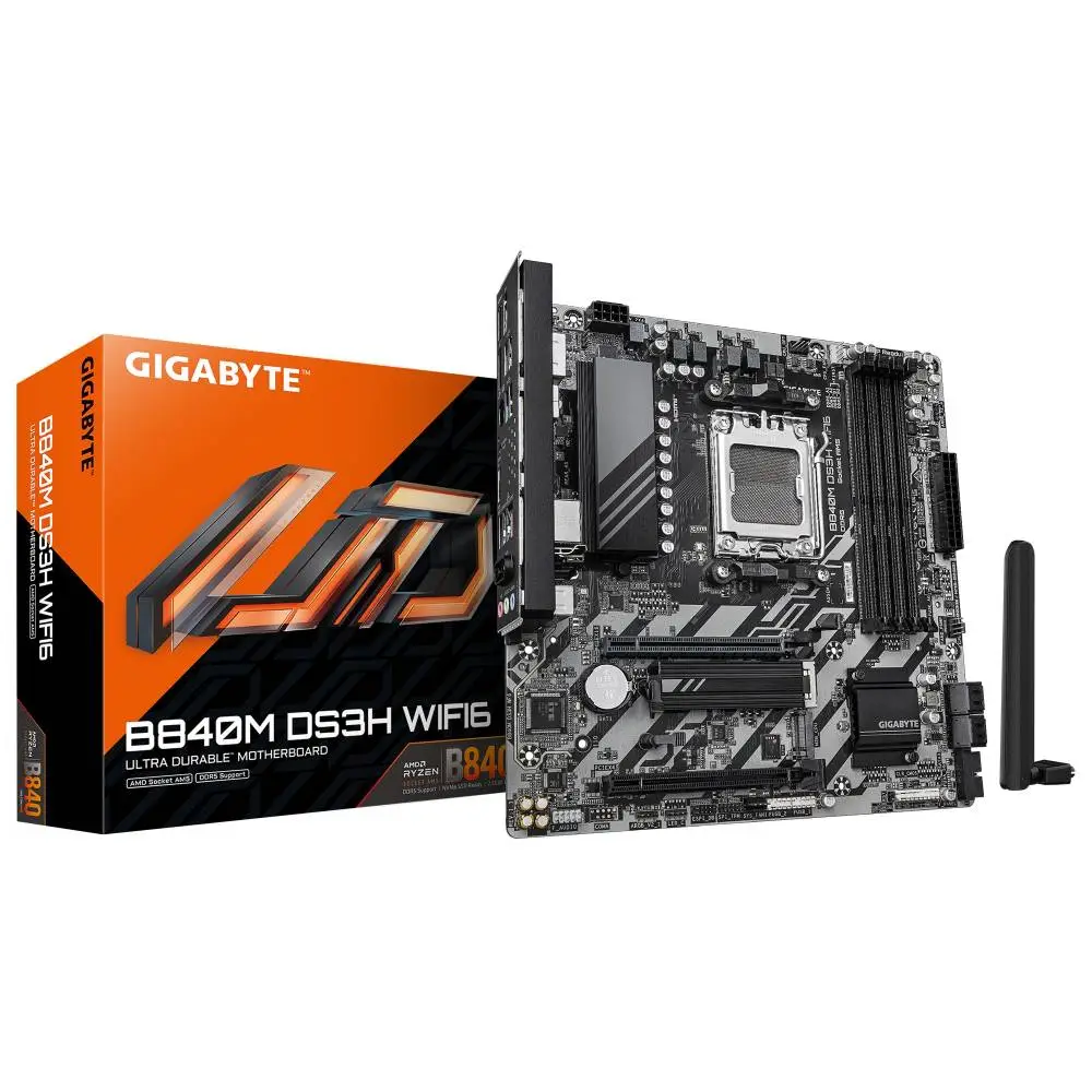 Дънна платка GIGABYTE B840M DS3H WIFI6 AM5