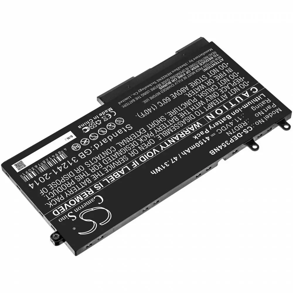 Батерия  за лаптоп DELL Inspiron 7506, LATITUDE 5400, Precision M3540 49HG8 LiIon  11,4V 4100mAh CAMERON SINO