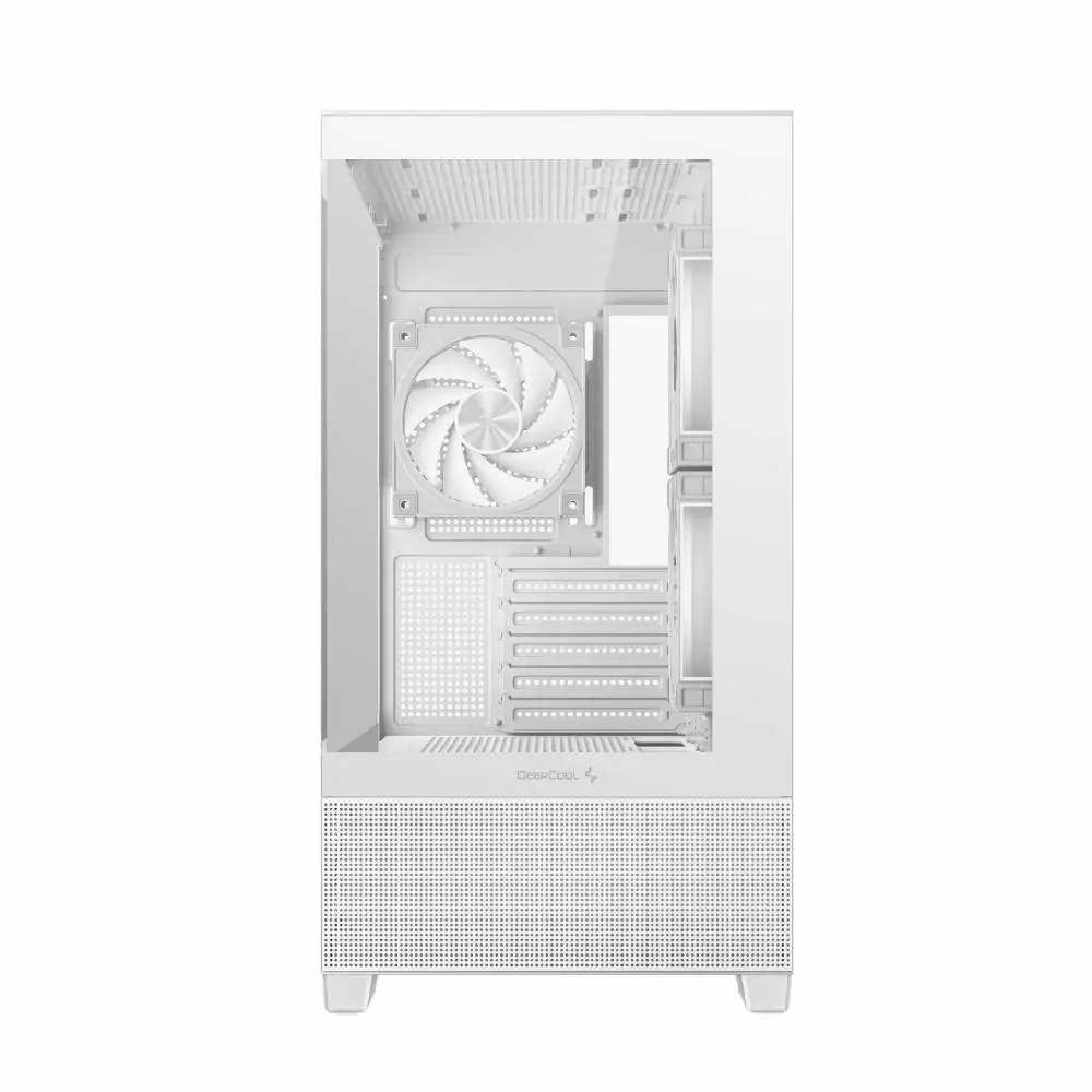Кутия DeepCool CG380 3F WH Case ATX, 3 x ARGB Fans, USB-C