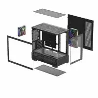 Kутия DeepCool CG380 3F Case ATX, 3 x ARGB Fans, USB-C 