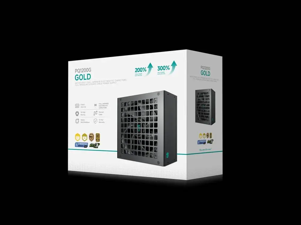 Захранване DeepCool PQ1200G PSU ATX 3.1 1200W Gold, Full Modular