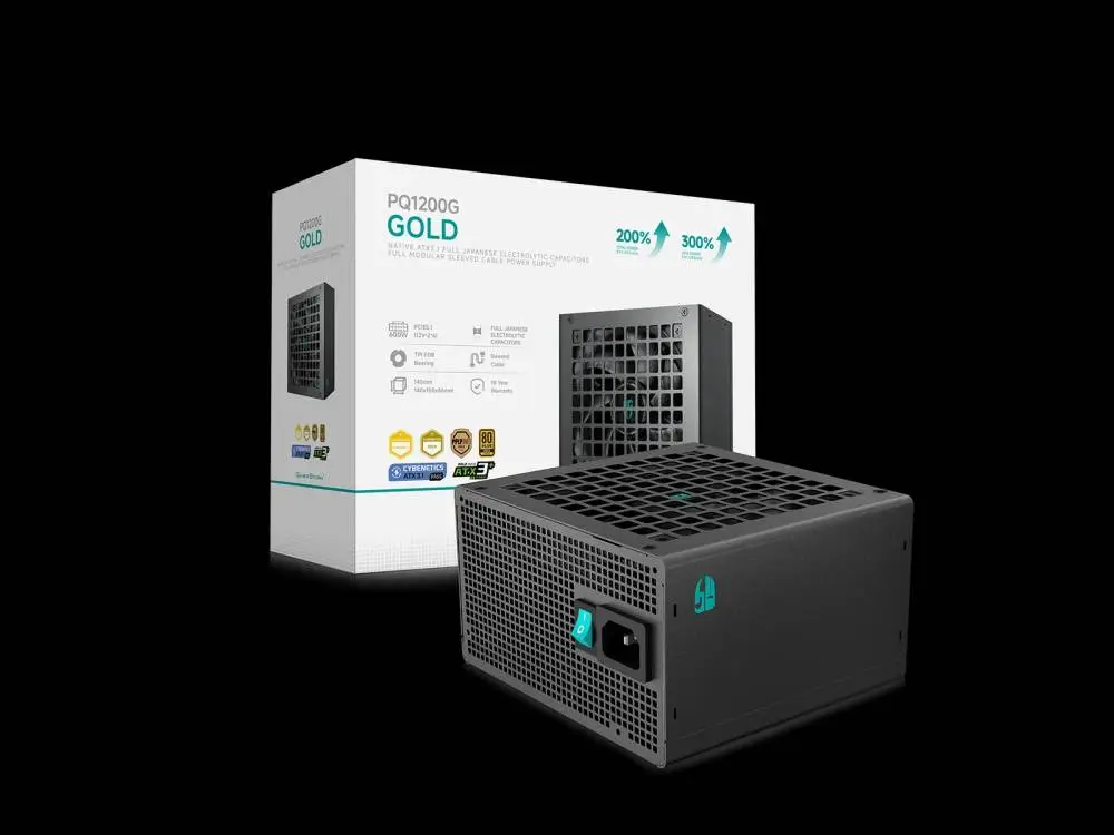 Захранване DeepCool PQ1200G PSU ATX 3.1 1200W Gold, Full Modular