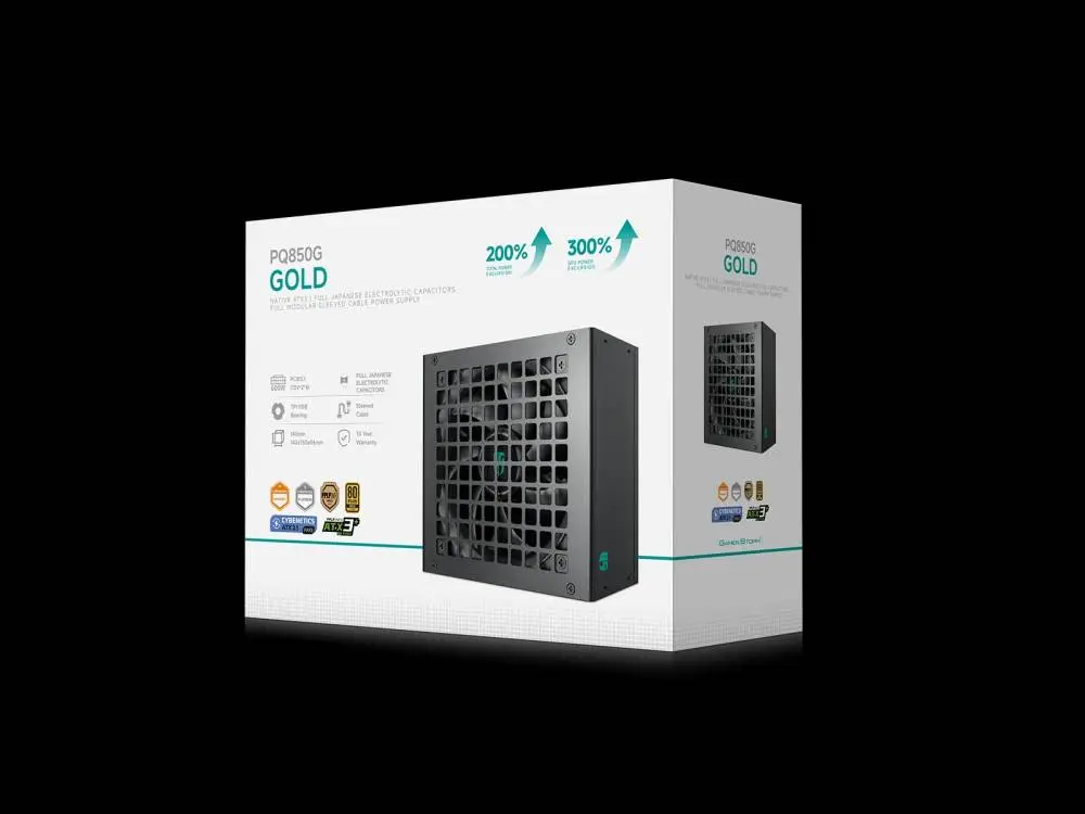 Захранване DeepCool PQ850G PSU ATX 3.1 850W Gold, Full Modular