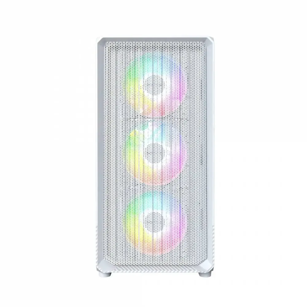 Montech кутия Case mATX - X5M (W) - 4 x 120 mm A-RGB, USB-C