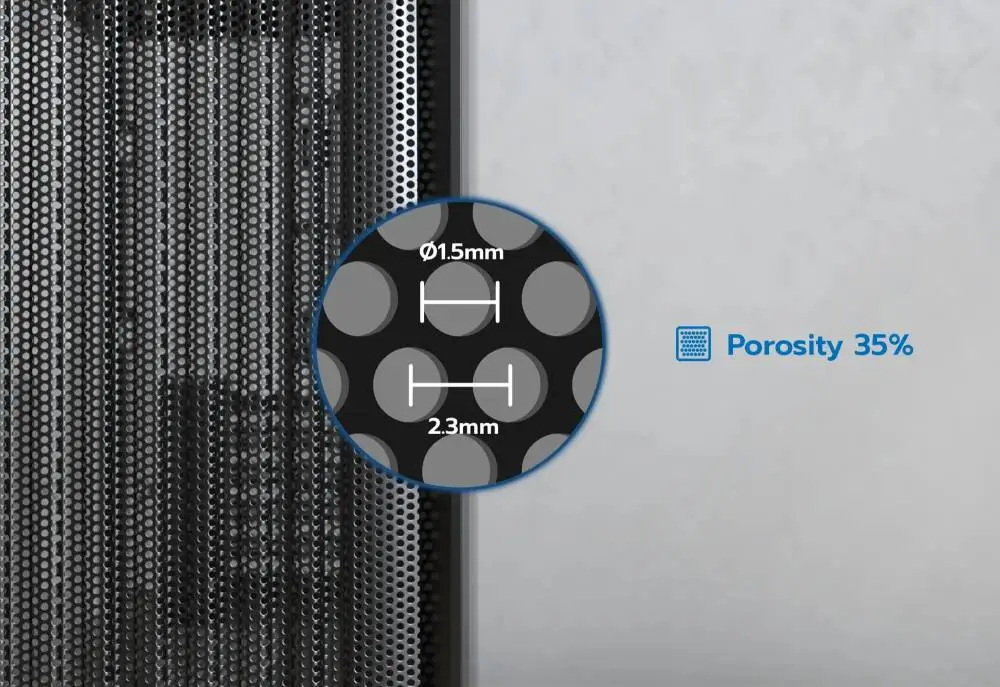 Montech кутия Case mATX - X5M (W) - 4 x 120 mm A-RGB, USB-C