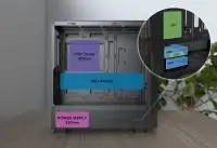 Montech кутия Case ATX - X5 (W) - 4 A-RGB fans, USB-C