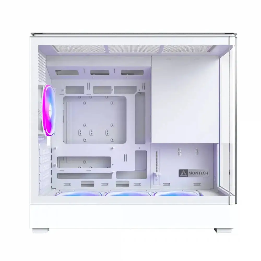 Montech кутия Case mATX - KING 15 PRO (W) - 4 x 120 mm A-RGB, USB-C