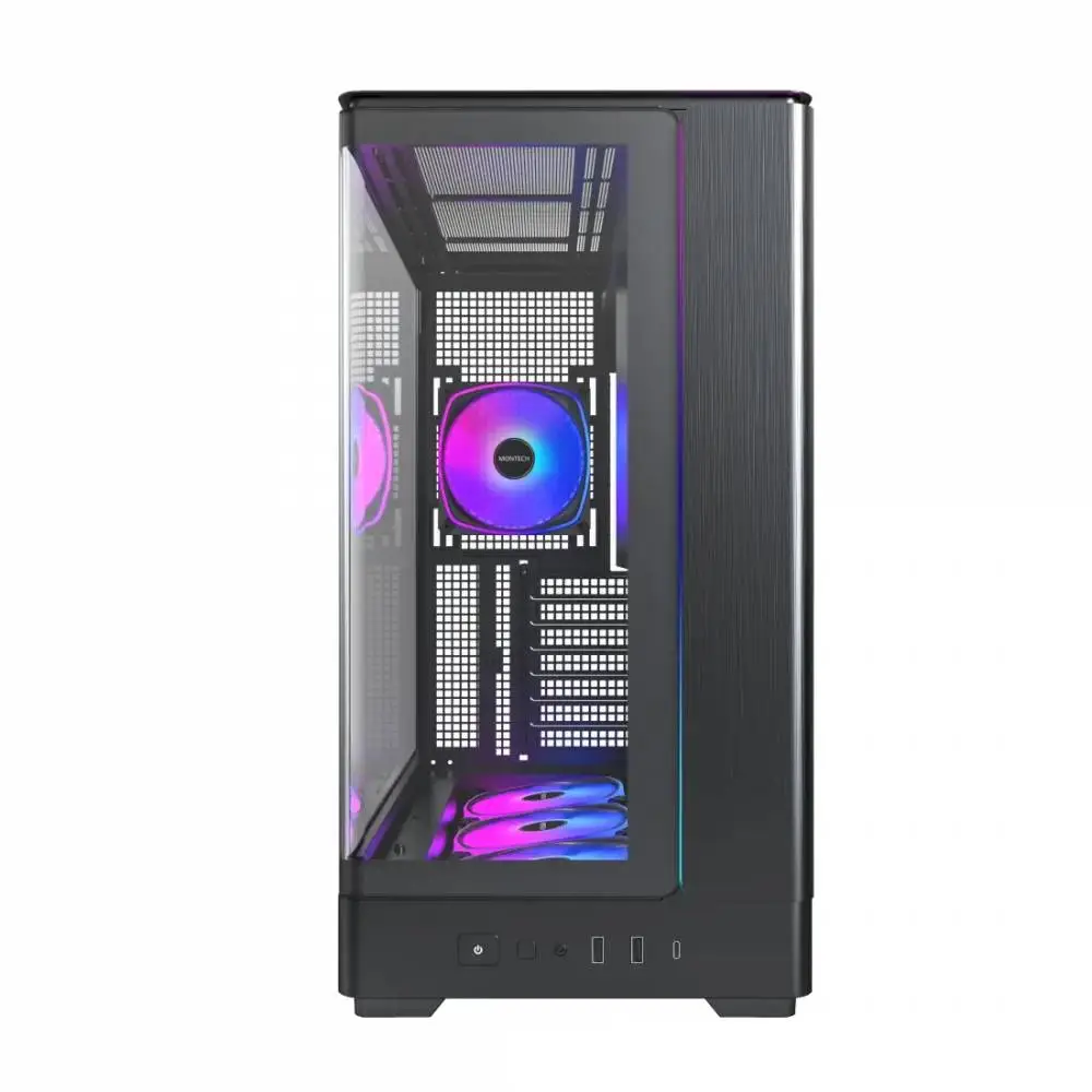 Montech кутия Case ATX - KING 45 PRO (B) - 4 x 120 mm A-RGB, USB-C