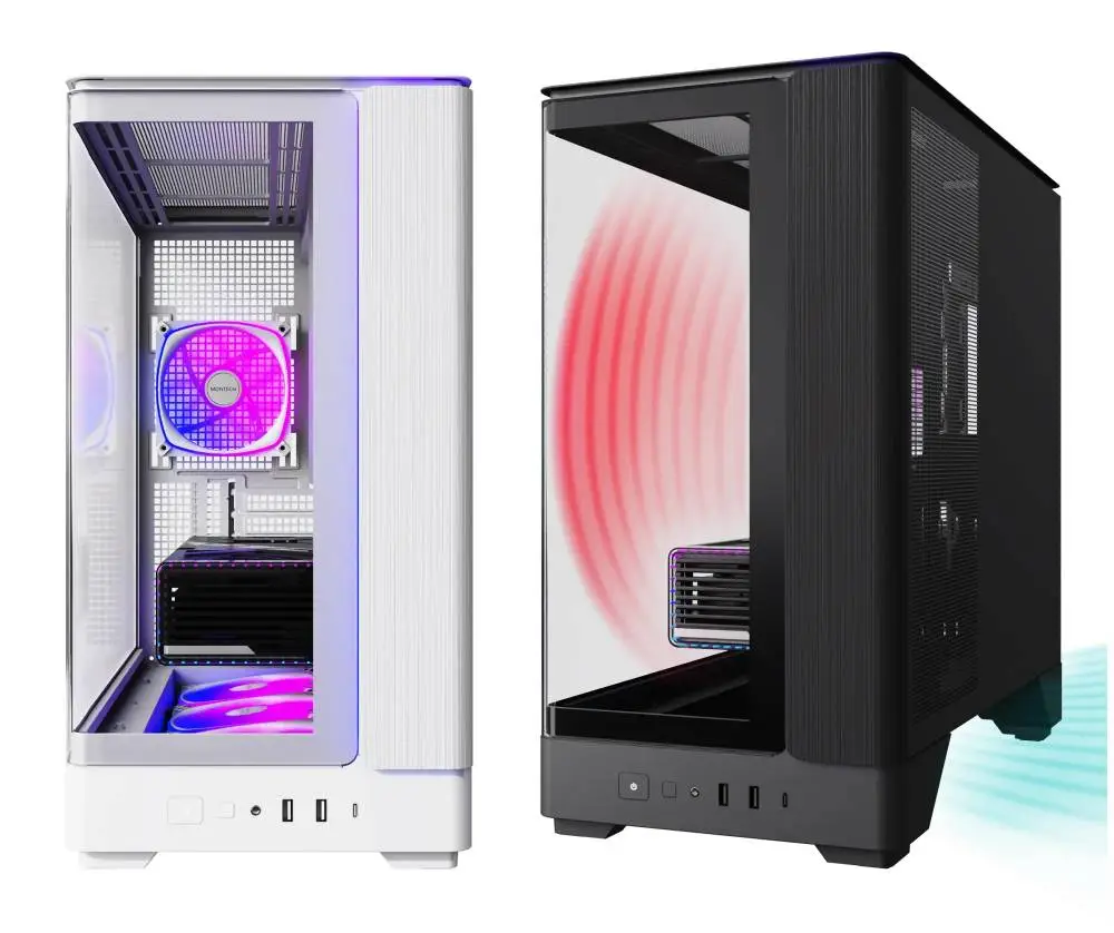 Montech кутия Case ATX - KING 45 PRO (B) - 4 x 120 mm A-RGB, USB-C