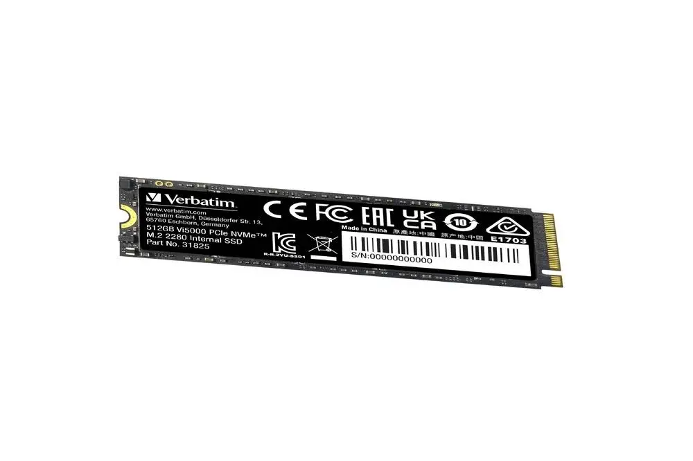 SSD Диск Verbatim Vi5000 500GB PCIe NVMe M.2 Gen4x4 