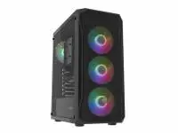Кутия Fury PC Case Shobo SH4F RGB Midi Tower, Window, Black - NFO-2154