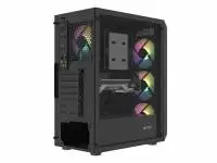 Кутия Fury PC Case Shobo SH4F RGB Midi Tower, Window, Black - NFO-2154