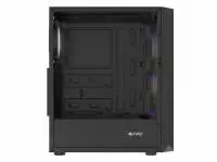 Кутия Fury PC Case Shobo SH4F RGB Midi Tower, Window, Black - NFO-2154