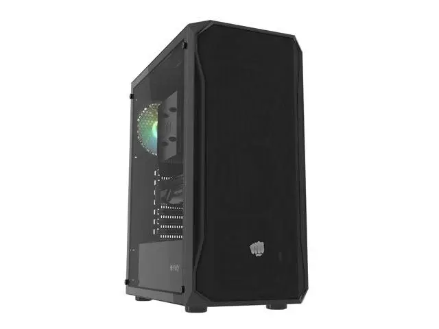 Кутия Fury PC Case Shobo SH4 RGB Midi Tower, Window, Black - NFO-2153