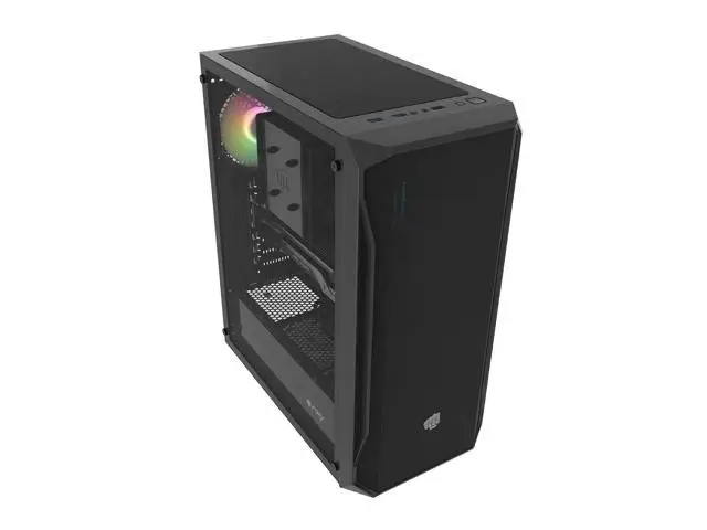Кутия Fury PC Case Shobo SH4 RGB Midi Tower, Window, Black - NFO-2153