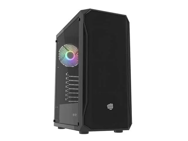Кутия Fury PC Case Shobo SH4 RGB Midi Tower, Window, Black - NFO-2153