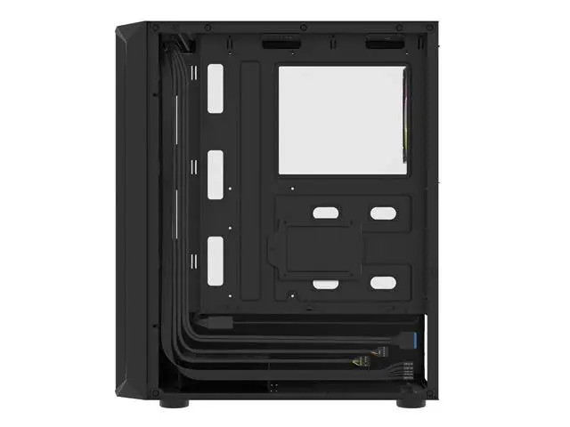 Кутия Fury PC Case Shobo SH4 RGB Midi Tower, Window, Black - NFO-2153