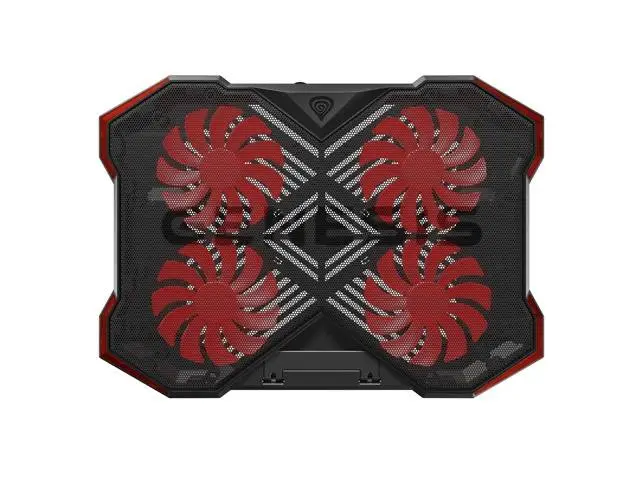 Охлаждаща система Genesis Laptop Cooling Pad Oxid 260 15.6-17.3 4 Fans, Led Light, 2 Usb