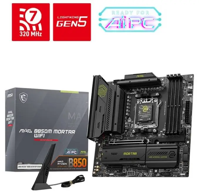 Дънна платка MSI MAG B850M MORTAR WIFI