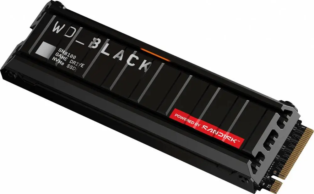 Диск SSD WD Black SN8100 1TB M.2 2280 NVMe PCIe 5.0x4 Heatsink - WDS100T1XHM-00CMT0