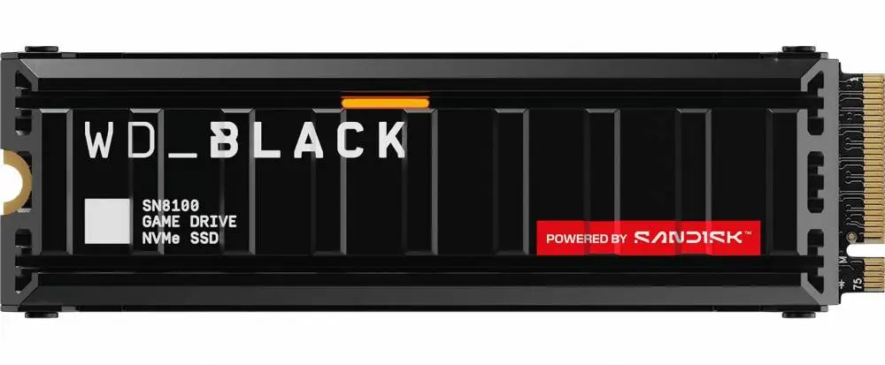 Диск SSD WD Black SN8100 2TB M.2 2280 NVMe PCIe 5.0x4 Heatsink - WDS200T1XHM-00CMT0