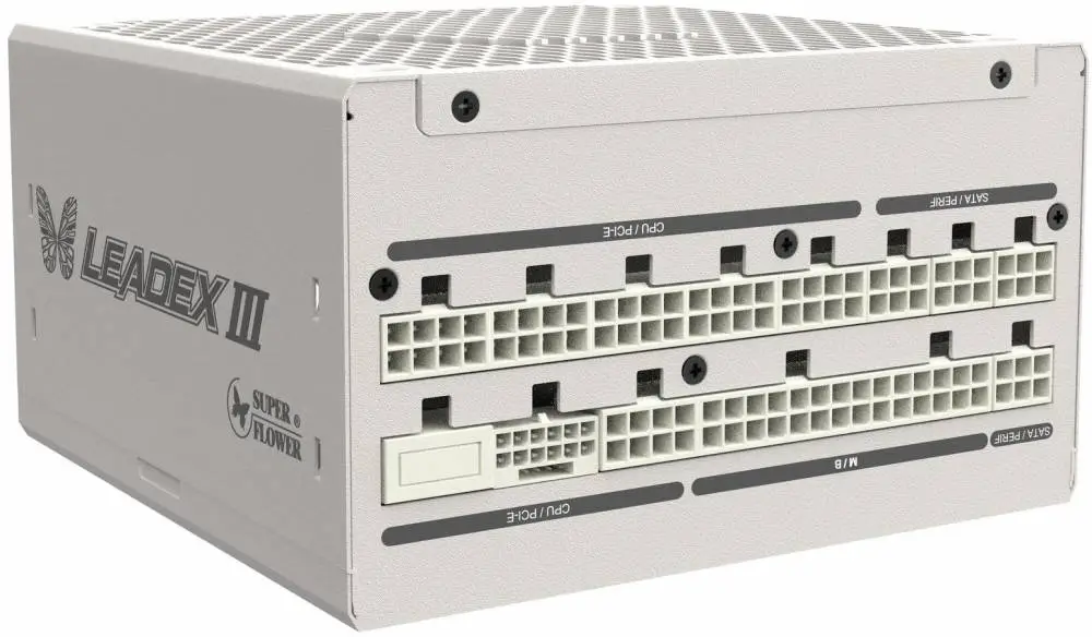 Захранване Super Flower Leadex III 1000W 80 Plus Gold ATX 3.1 White - SF-1000F14GE(WH)