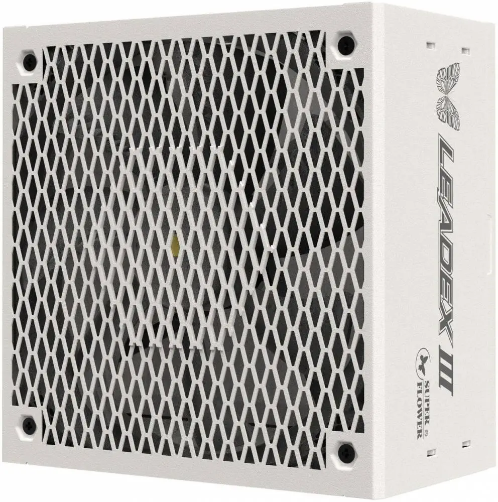 Захранване Super Flower Leadex III 1000W 80 Plus Gold ATX 3.1 White - SF-1000F14GE(WH)