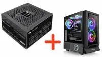 Комбо Захранване с кутия Thermaltake Toughpower GF A3 1050W + Thermaltake Ceres 350 Black