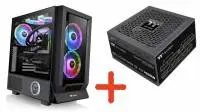 Комбо кутия и захранване Thermaltake Ceres 350 Black + Thermaltake Toughpower GF A3 1050W