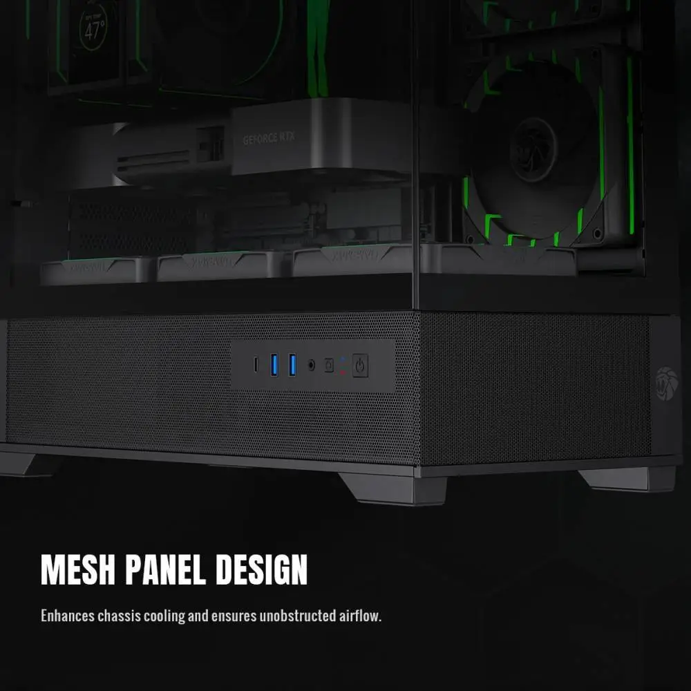 Кутия Gamemax Vista 2 MB Case EATX 3 x 120 mm Addressable RGB