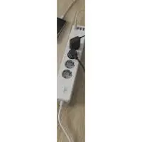 HAMA Смарт разклонител Wi-Fi  2.4Ghz, 4 гнезда, 4xUSB, 1.7 m, бял