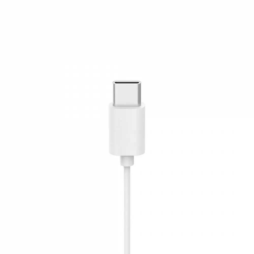 HAMA Слушалки с микрофон "Fun C", USB-C, водач за кабел от едната страна, бели