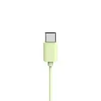 HAMA Слушалки с микрофон "Fun C", USB-C, водач за кабел от едната страна, зелени