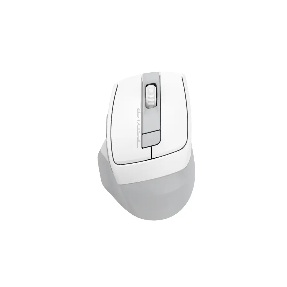 Безжична безшумна мишка A4tech FG35CS Plus White Fstyler, 2.4Ghz ,бяла, USB-C