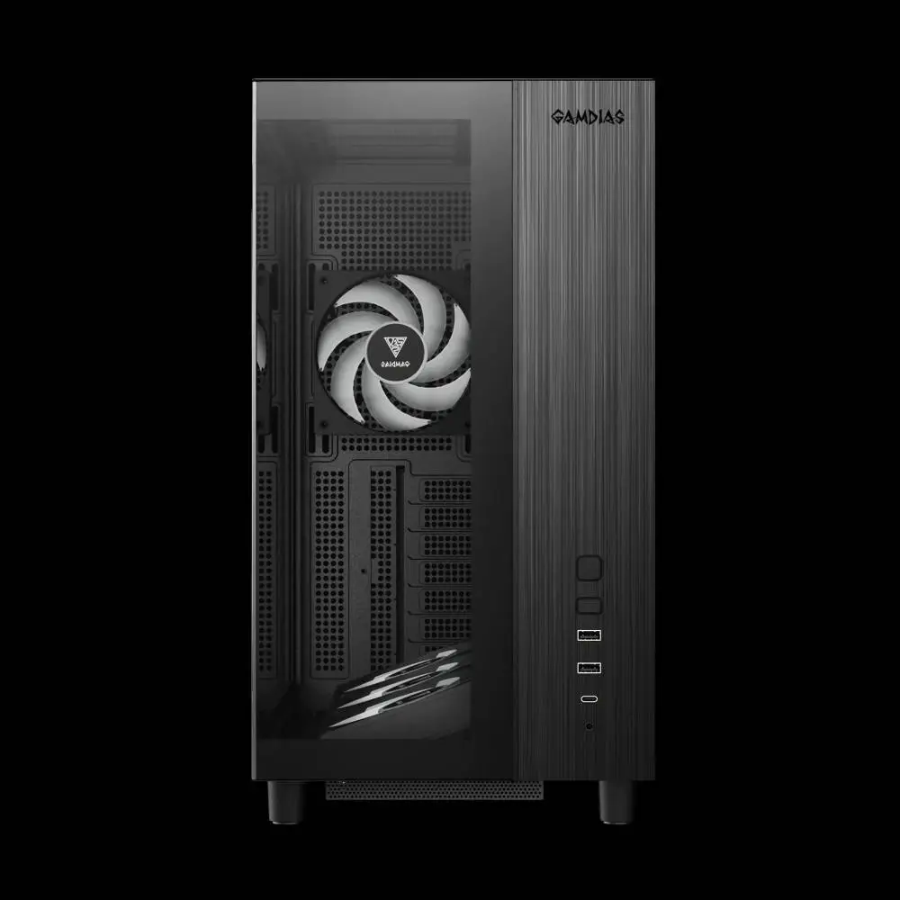 Кутия Gamdias ATLAS M4, Case ATX, A-RGB, USB-C