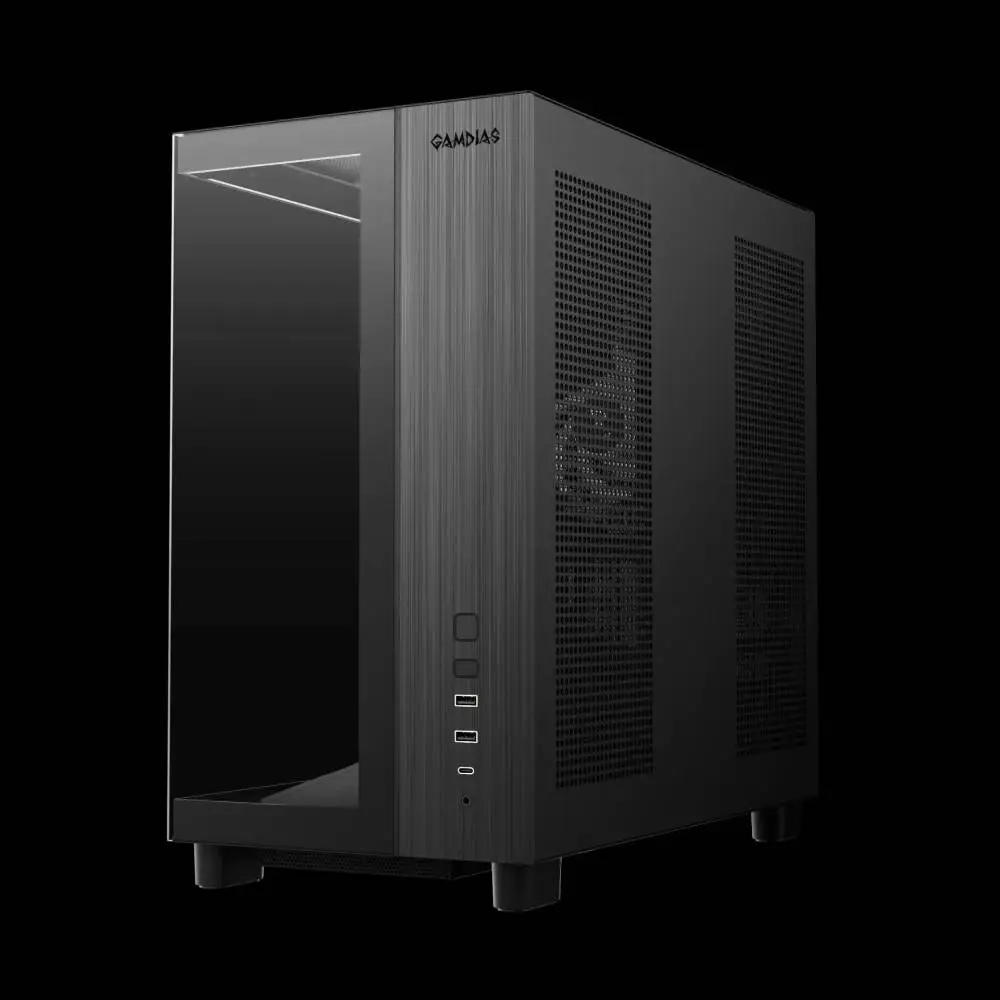 Кутия Gamdias ATLAS M4, Case ATX, A-RGB, USB-C