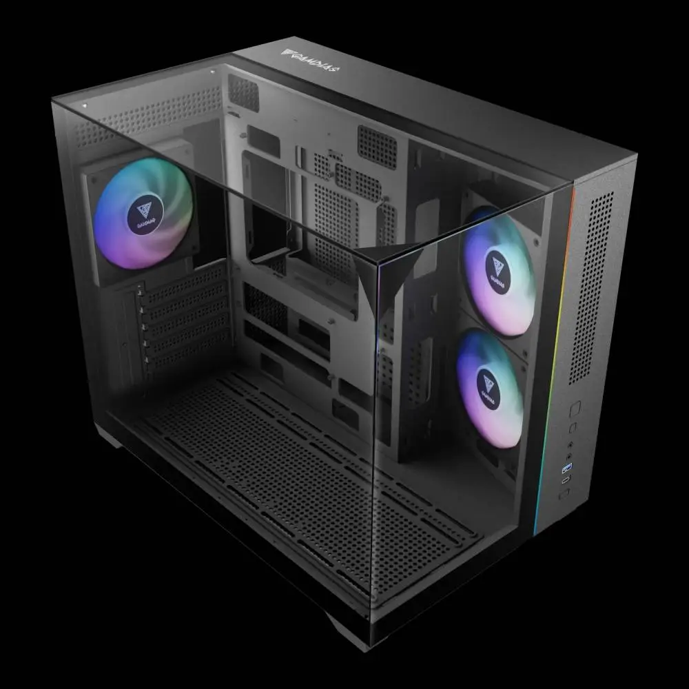 Кутия Gamdias ATLAS M3M A-RGB, Case mATX, USB-C